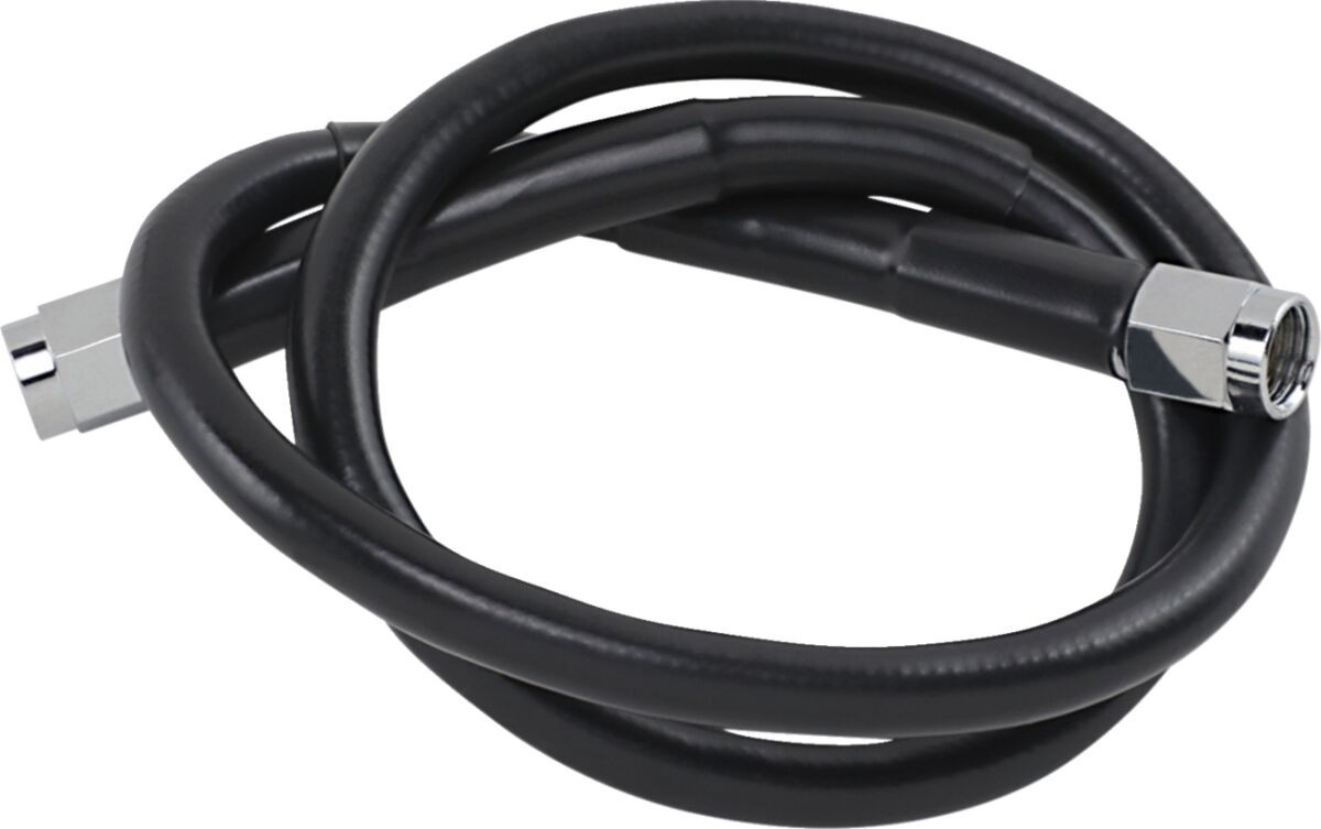 Drag Specialties Universal Brake Line Black Vinyl Coated Stainless Ste