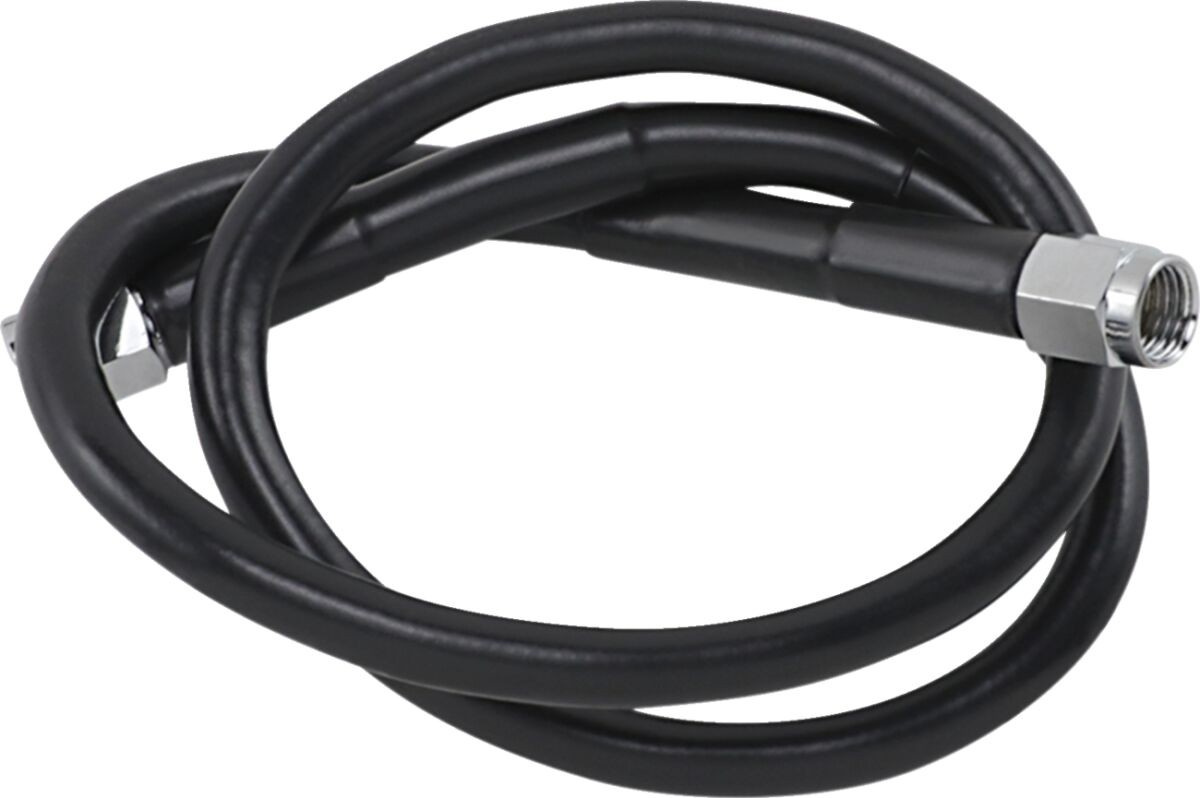 Drag Specialties Universal Brake Line Black Vinyl Coated Stainless Ste