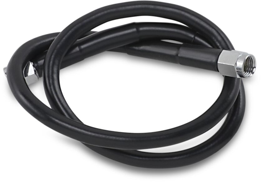 Drag Specialties Universal Brake Line Black Vinyl Coated Stainless Ste
