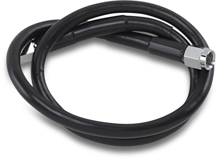 Drag Specialties Universal Brake Line Black Vinyl Coated Stainless Ste