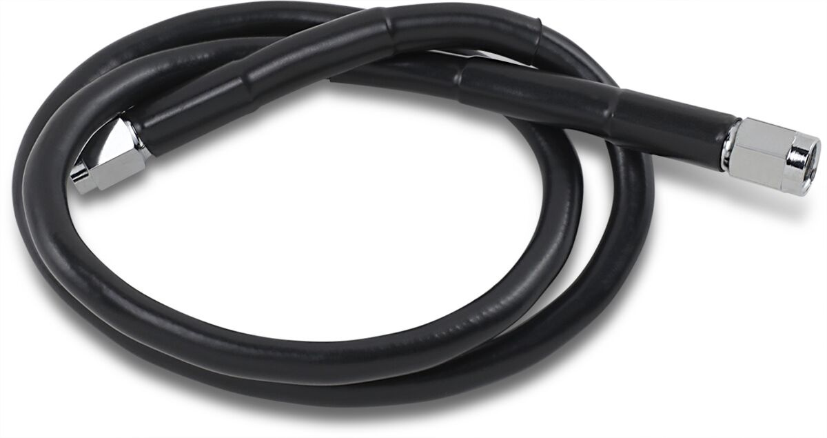Drag Specialties Universal Brake Line Black Vinyl Coated Stainless Ste