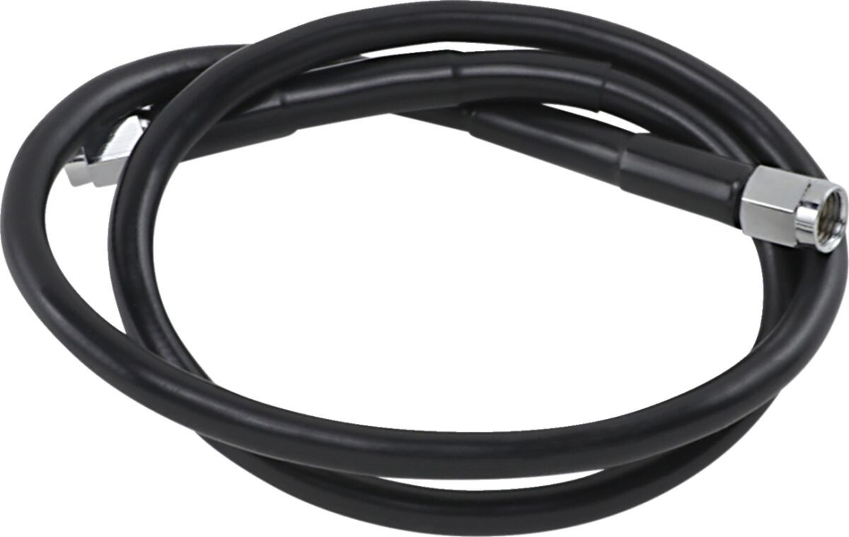 Drag Specialties Universal Brake Line Black Vinyl Coated Stainless Ste
