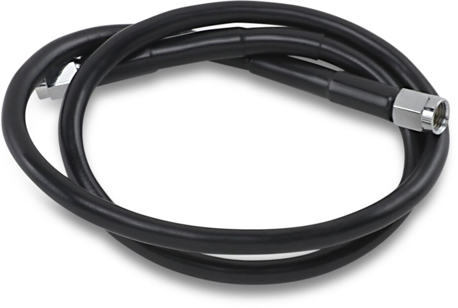 Drag Specialties Universal Brake Line Black Vinyl Coated Stainless Ste