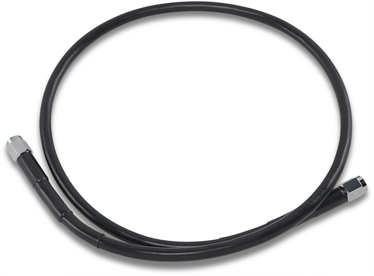 Drag Specialties Universal Brake Line Black Vinyl Coated Stainless Ste