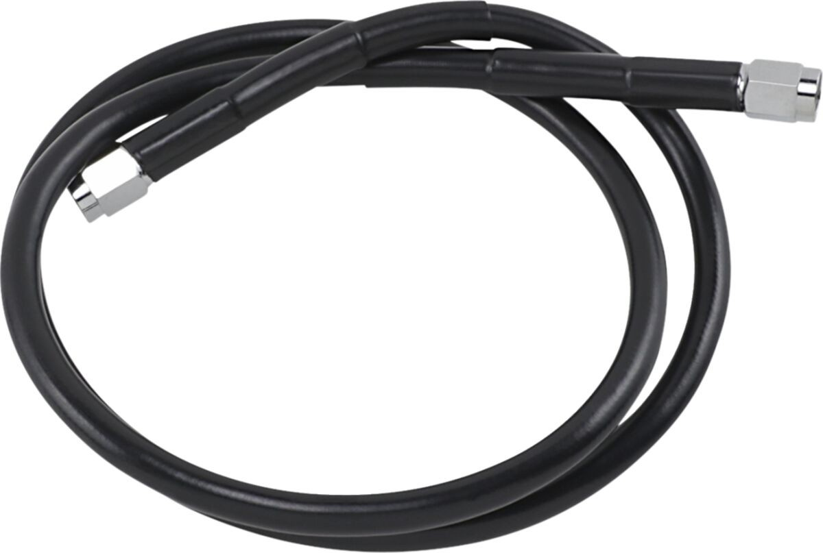 Drag Specialties Universal Brake Line Black Vinyl Coated Stainless Ste