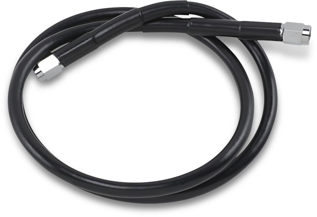 Drag Specialties Universal Brake Line Black Vinyl Coated Stainless Ste