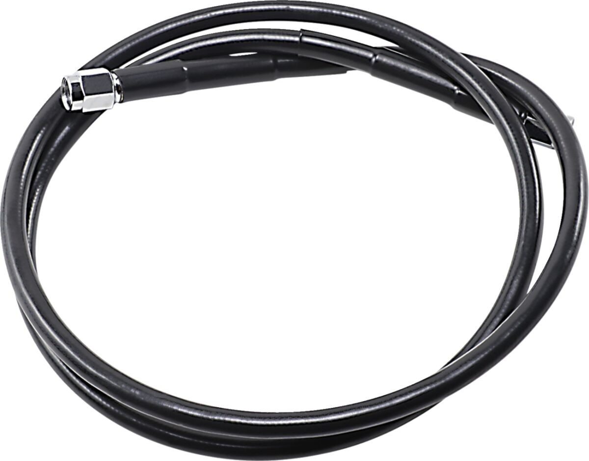 Drag Specialties Universal Brake Line Black Vinyl Coated Stainless Ste
