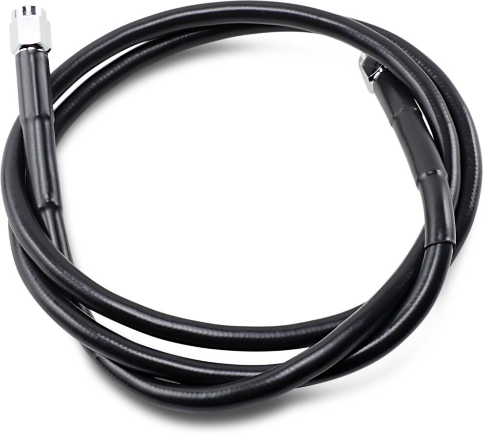 Drag Specialties Universal Brake Line Black Vinyl Coated Stainless Ste