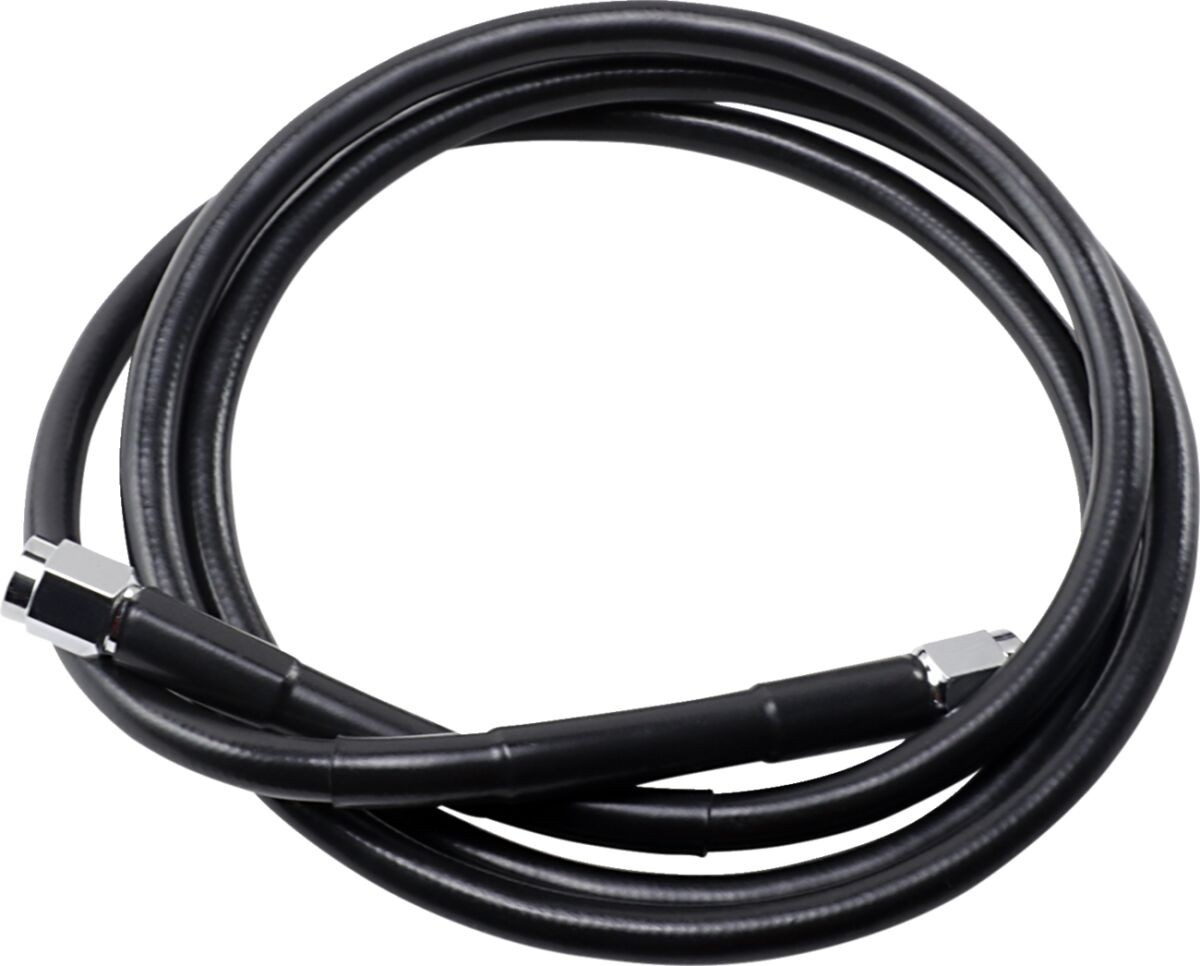 Drag Specialties Universal Brake Line Black Vinyl Coated Stainless Ste