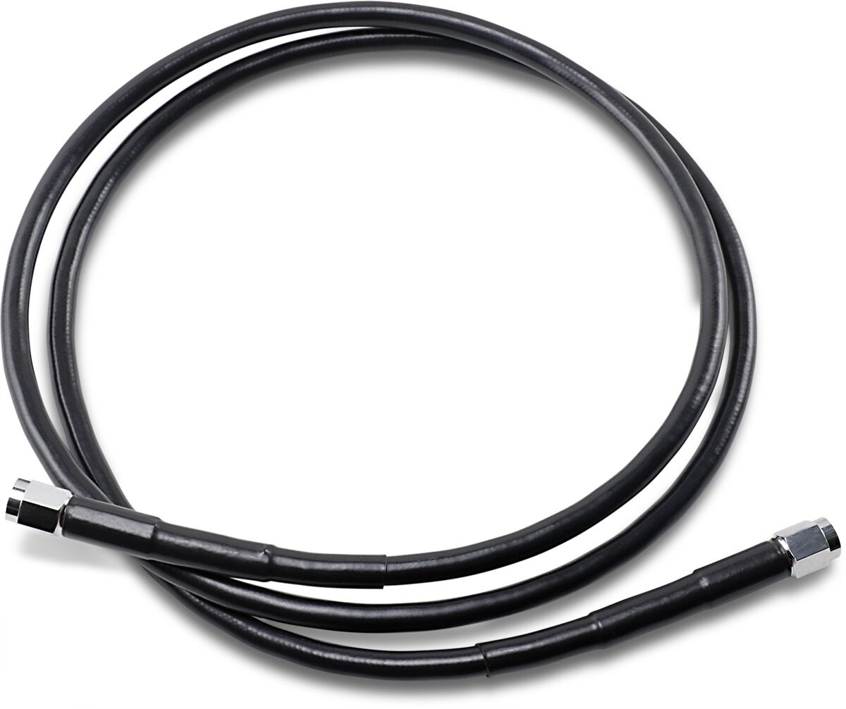 Drag Specialties Universal Brake Line Black Vinyl Coated Stainless Ste