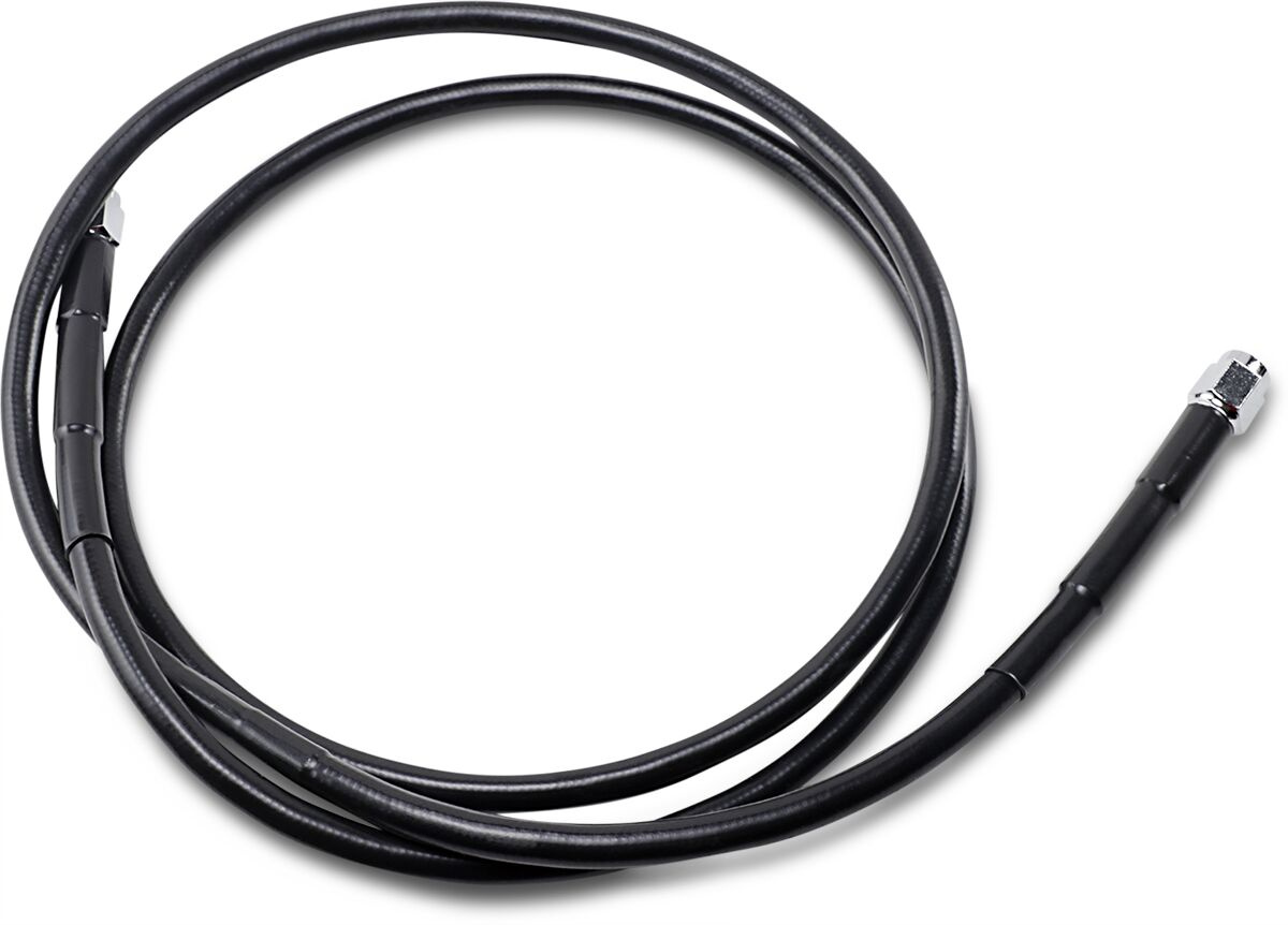 Drag Specialties Universal Brake Line Black Vinyl Coated Stainless Ste