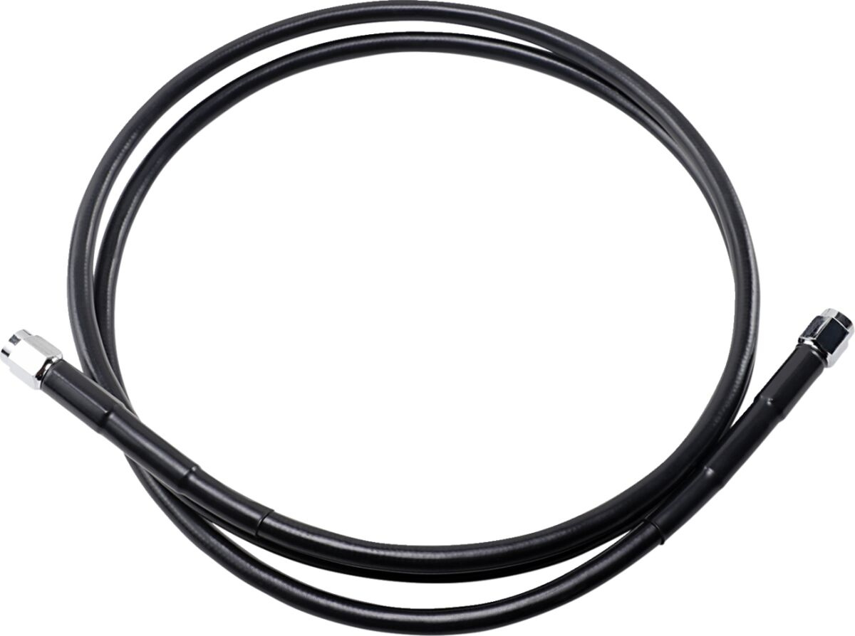 Drag Specialties Universal Brake Line Black Vinyl Coated Stainless Ste