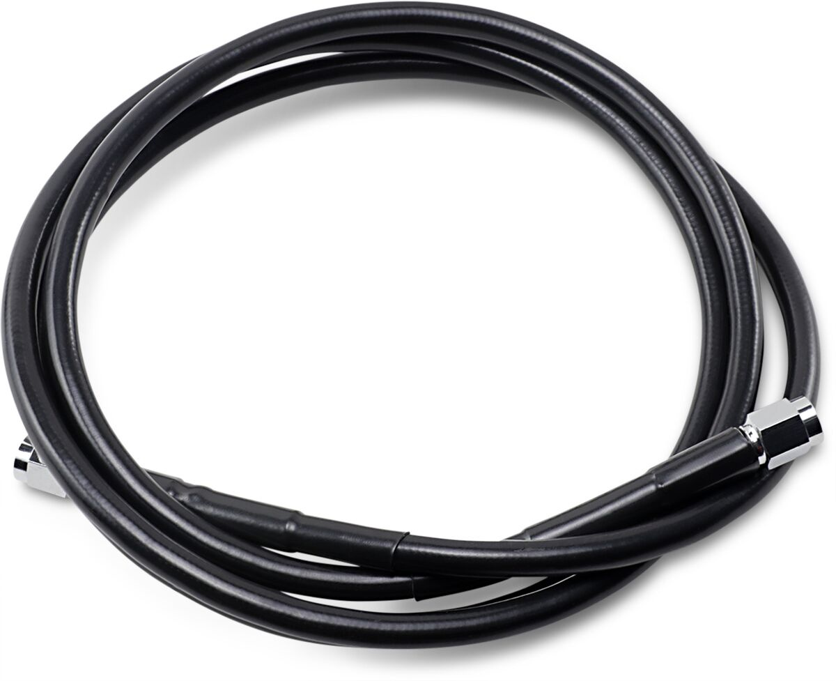 Drag Specialties Universal Brake Line Black Vinyl Coated Stainless Ste