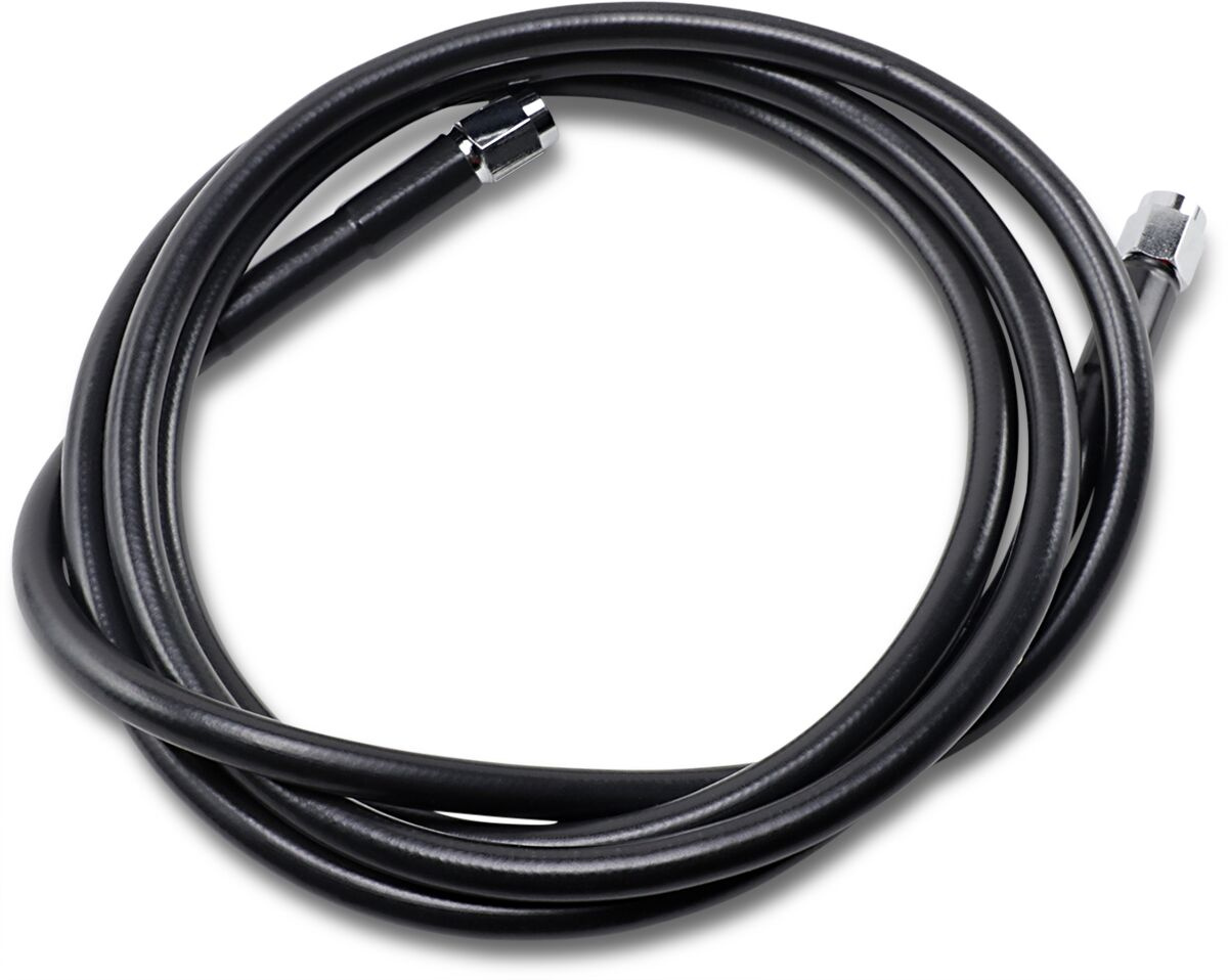 Drag Specialties Universal Brake Line Black Vinyl Coated Stainless Ste