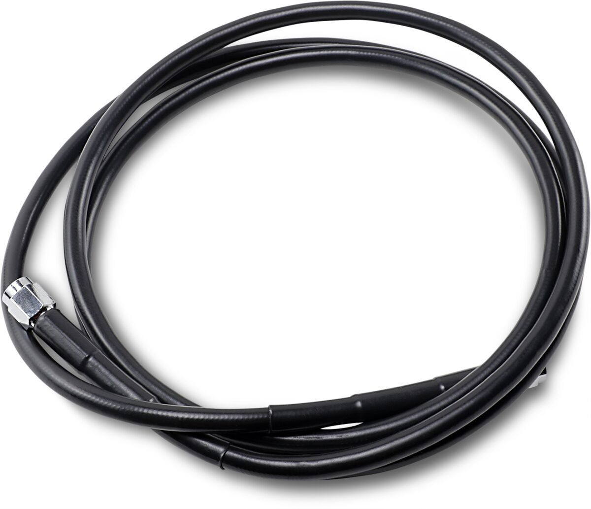 Drag Specialties Universal Brake Line Black Vinyl Coated Stainless Ste