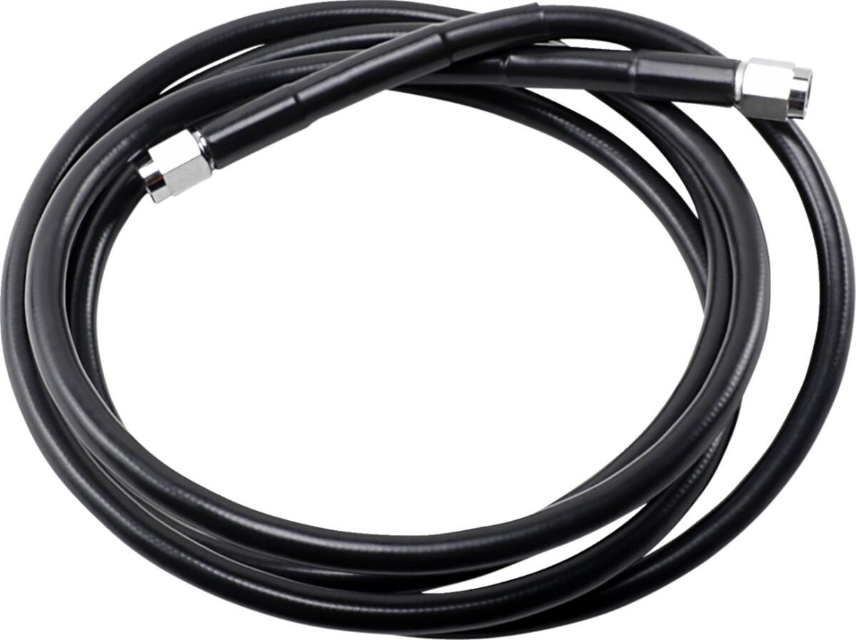 Drag Specialties Universal Brake Line Black Vinyl Coated Stainless Ste
