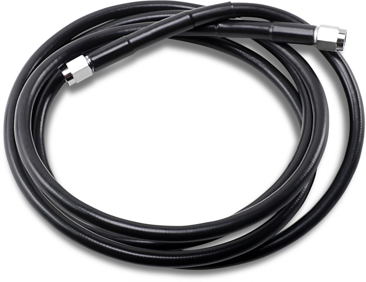 Drag Specialties Universal Brake Line Black Vinyl Coated Stainless Ste