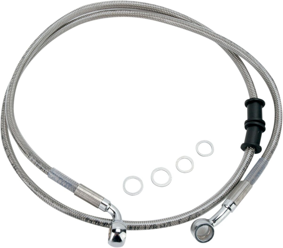 Drag Specialties Front Brake Line Stainless Steel Brakeline 08-10 Fxst