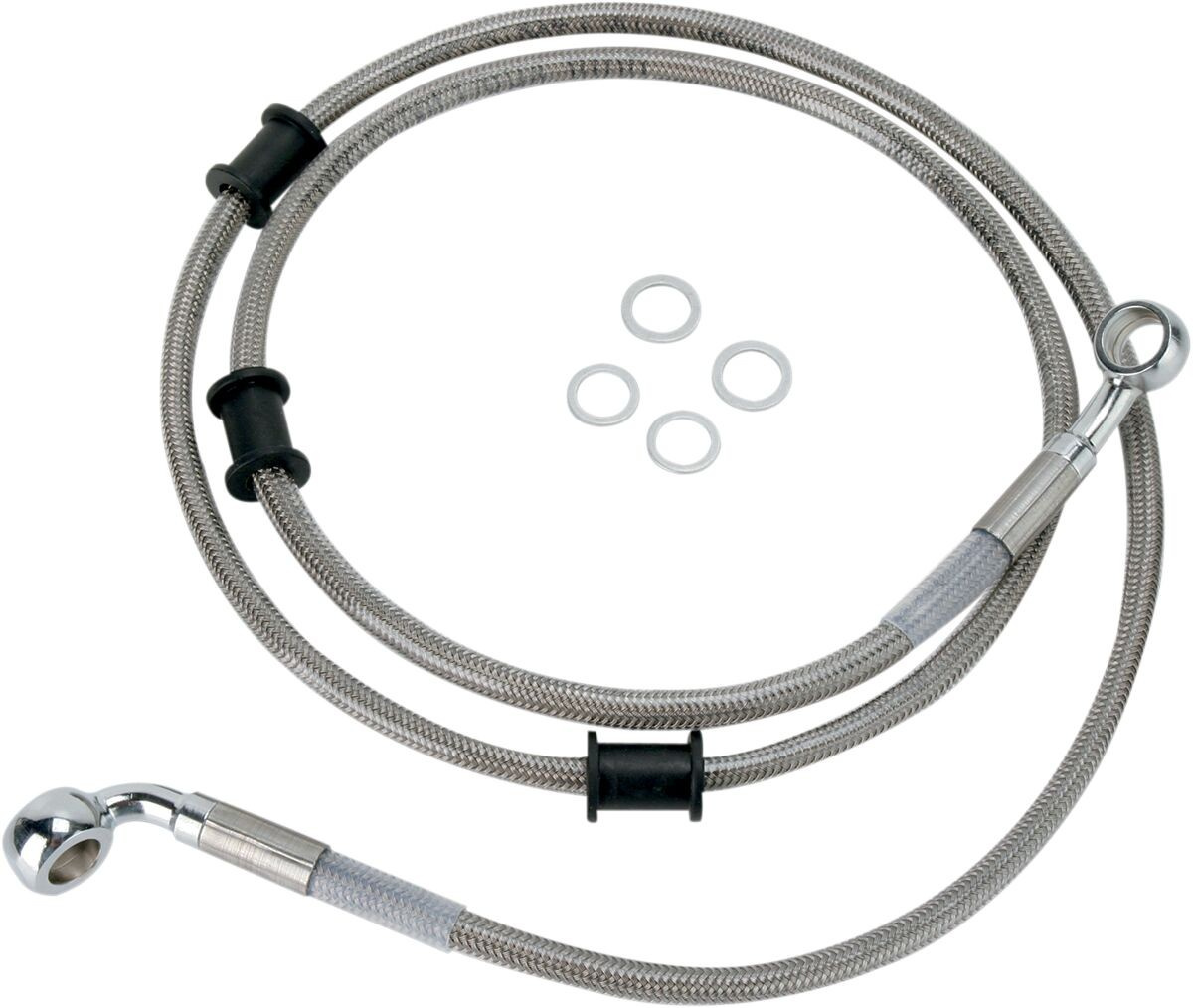 Drag Specialties Front Brake Line Stainless Steel Brakeline 08-10Flst