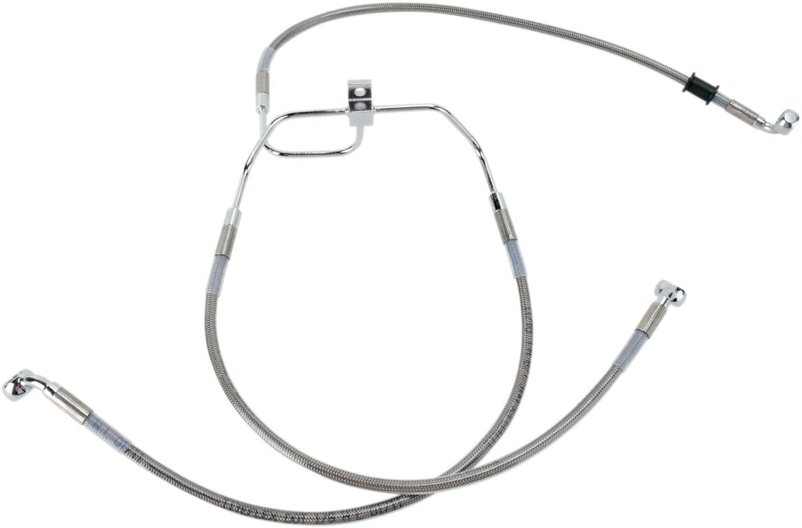 Drag Specialties Front Brake Line Stainless Steel Brakeline Fxdf08-17
