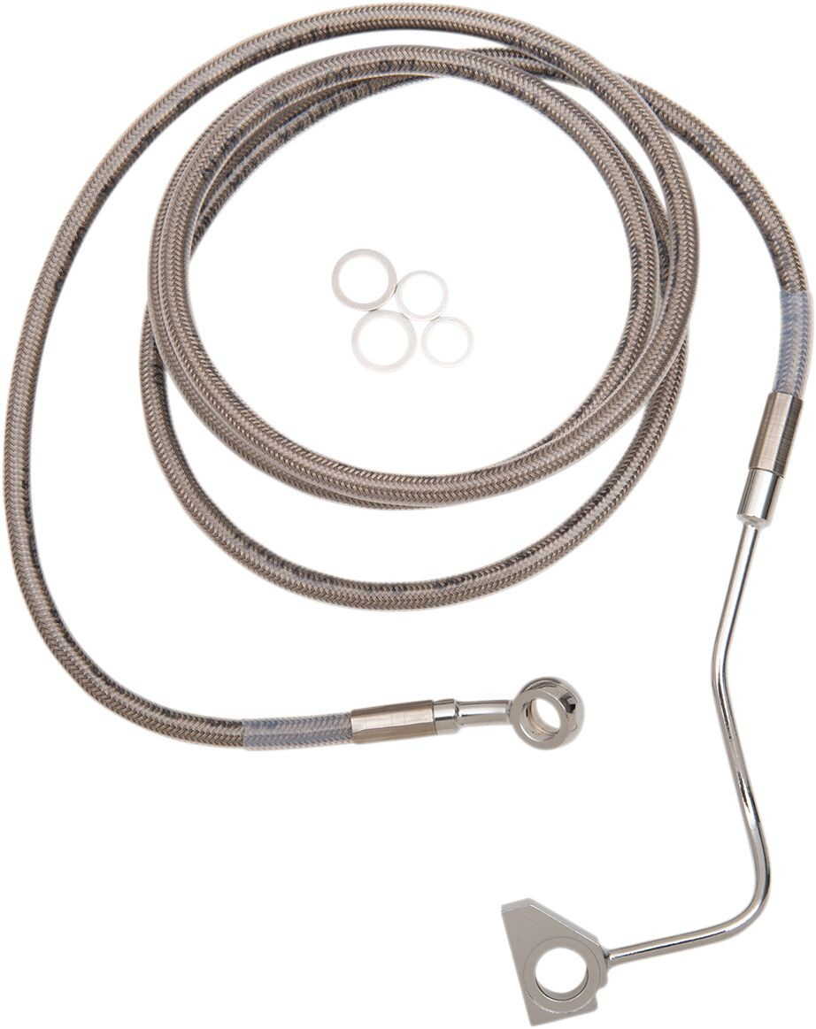 Drag Specialties Extended Length Front Stainless Steel Brake Line Kit