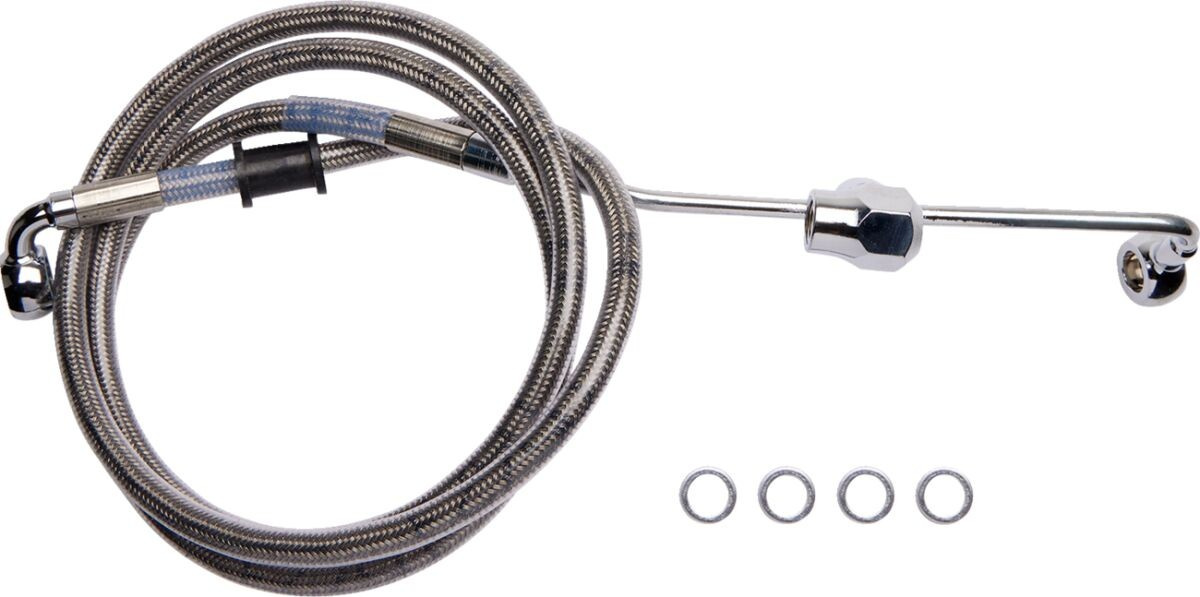 Drag Specialties Brake Line Rr Non Abs Ss Brake Line Rr Non Abs Ss