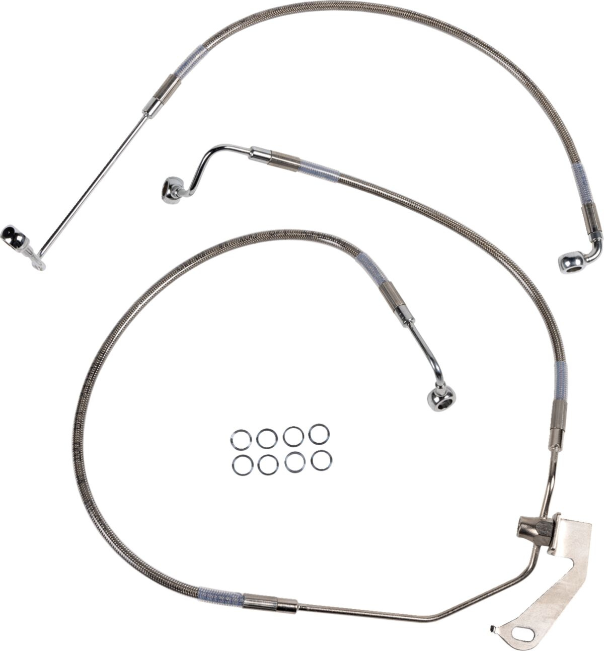 Drag Specialties Brake Line Rr Non Abs Ss Brake Line Rr Non Abs Ss