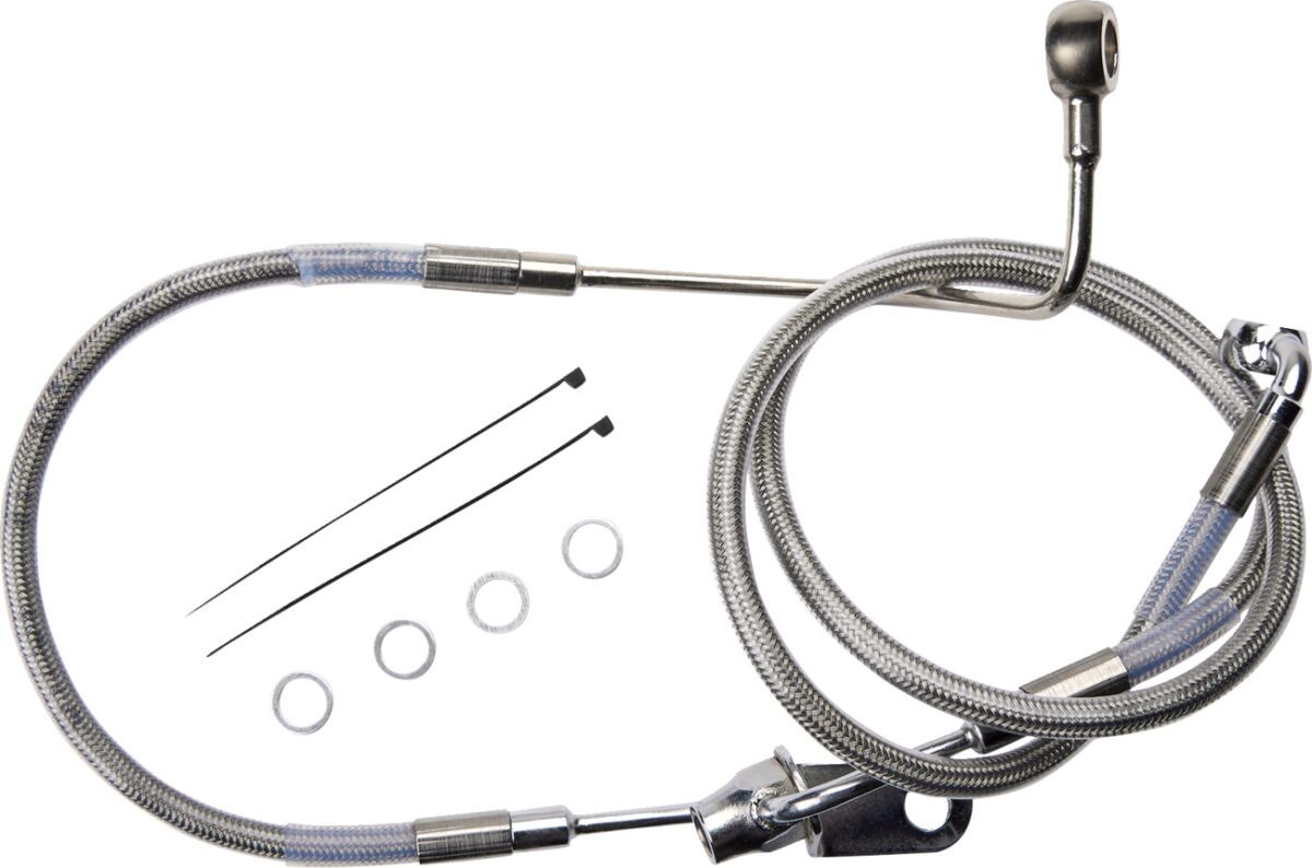 Drag Specialties Brake Line Rr Non Abs Ss Brake Line Rr Non Abs Ss