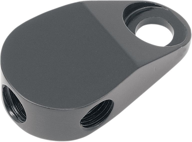 Goodridge Brake Tee/ Brake Switch Body With Mount Front Black 3X Femal