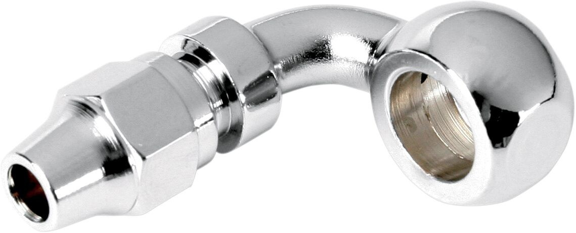 Drag Specialties Universal Brake Line Fitting Chrome 3/8