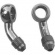 Goodridge Banjo Fitting Aluminium 45 black 3/8 Goodridge Banjo Fitting Aluminium 45 black 3/8