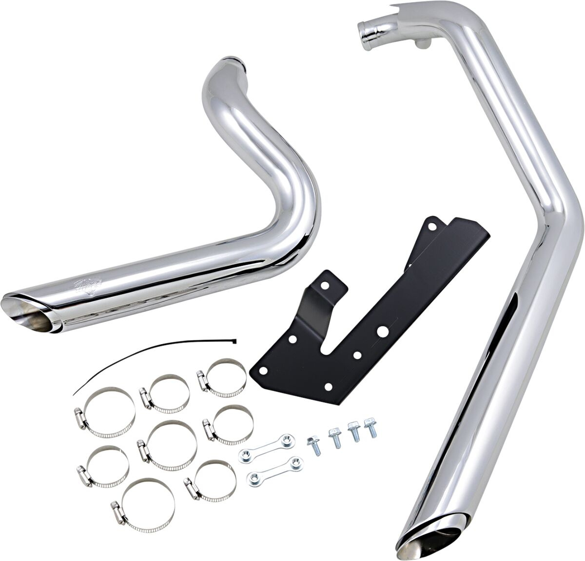 Vance & Hines Exhaust Shortshots Staggered Chrome Exhaust Ss Stag.07-1