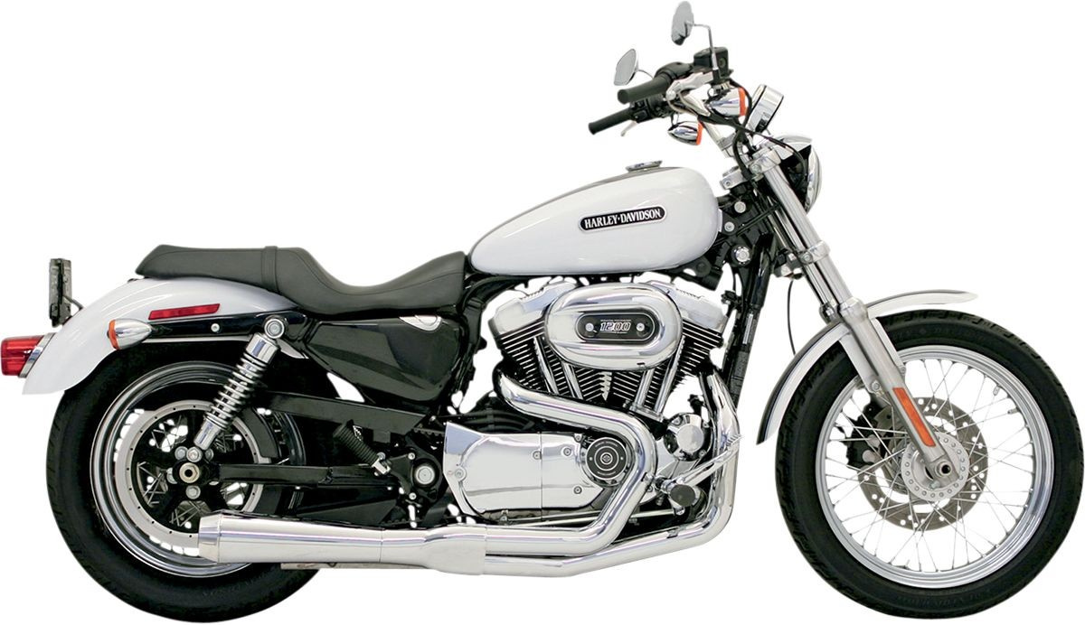 Bassani Xhaust Exhaust Road Rage 2-Into-1 Chrome Exhaust Rr2-1Up86-03X
