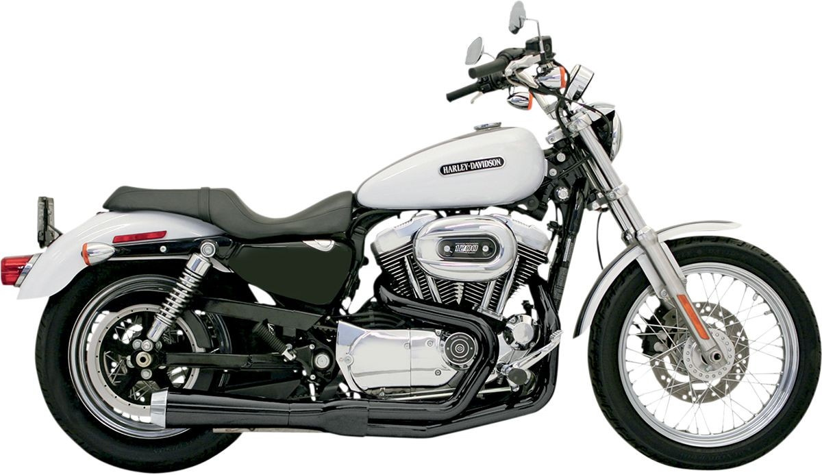 Bassani Xhaust Exhaust Road Rage 2-Into-1 Black Exhaust Rr2-1Up86-03Xl