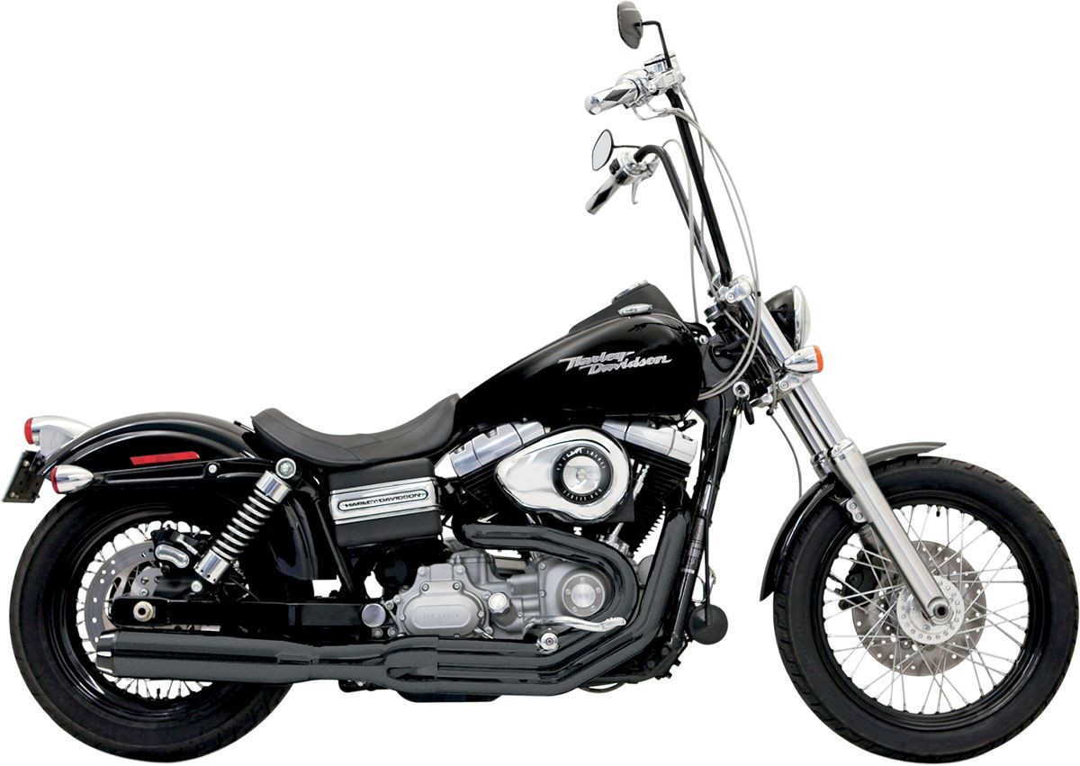 Bassani Xhaust Exhaust Road Rage Ii B1 Power 2-Into-1 Black Exhst 2-1