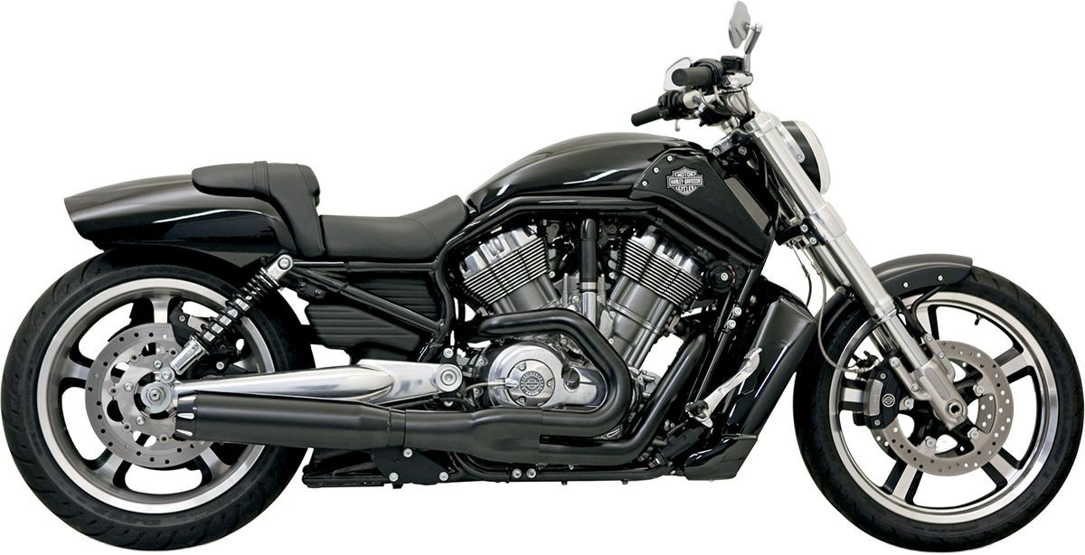 Bassani Xhaust Exhaust Road Rage Ii B1 Power 2-Into-1 Black Exhaust B1