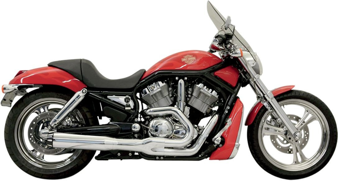 Bassani Xhaust Exhaust Road Rage Ii B1 Power 2-Into-1 Chrome Exhaust B