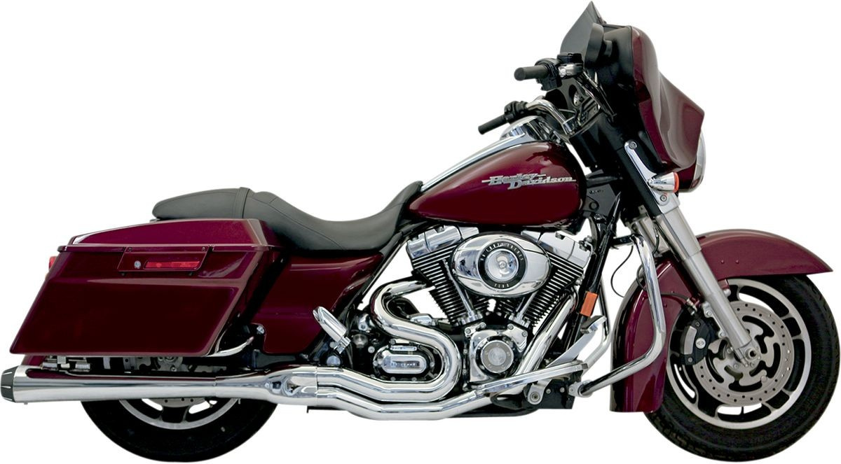 Bassani Xhaust Exhaust Road Rage Ii B4M 2-Into-1 Chrome Exhaust 2-1 B4