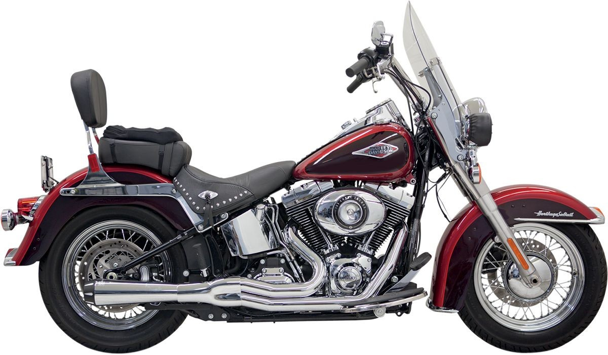 Bassani Xhaust Exhaust Road Rage Ii Mega Power Chrome W/ Black End Cap