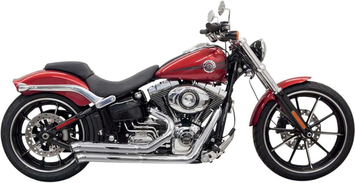 Bassani Xhaust Exhaust System Pro Street Turn Down Chrome Exhaust P-St
