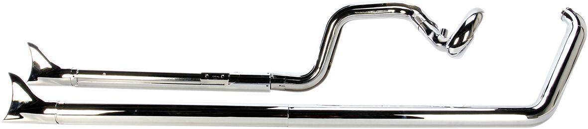 Cobra True Duals Exhaust System Chrome With Fishtail Tips Exhaust Td F