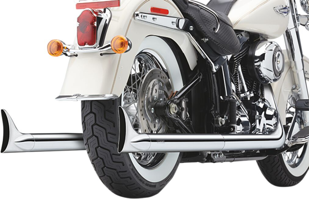 Cobra True Duals Exhaust System Chrome With Fishtail Tips Exhaust Td F