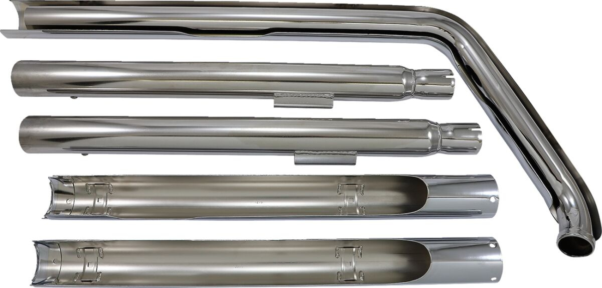 Cobra True Duals Exhaust System Chrome With Fishtail Tips Exhaust Td F