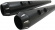 Bassani Xhaust Exhaust System True-Dual Down Under Megaphone Black Exh Bassani Xhaust Exhaust System True-Dual Down Under Megaphone Black Exh