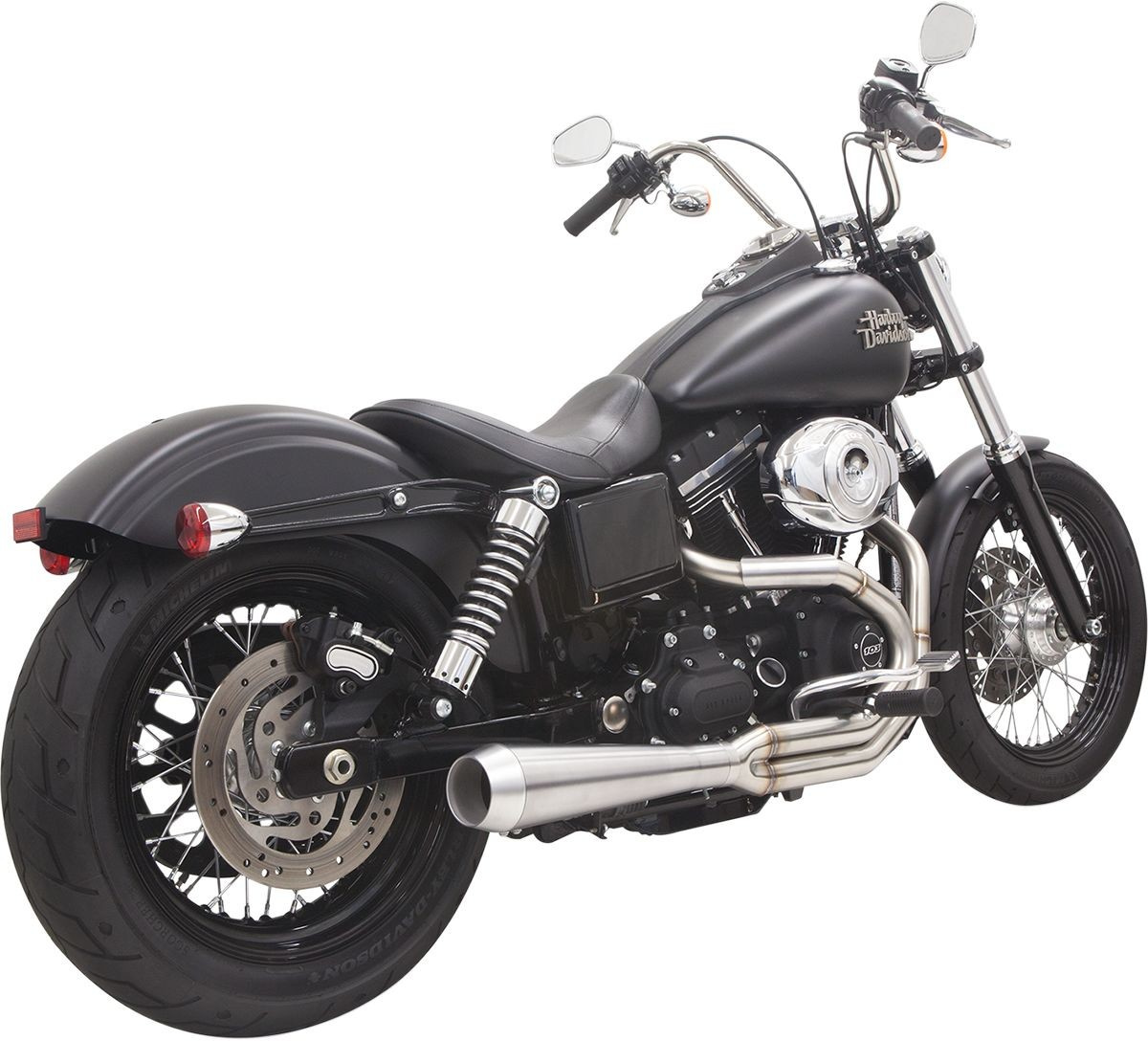 Bassani Xhaust Exhaust Road Rage 3 Stainless Steel Exhaust Rr3 Fxd 91-