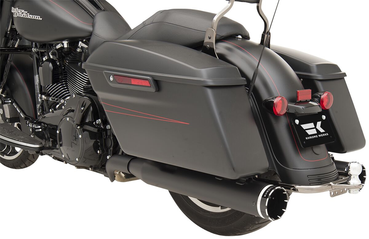 Khrome Werks Exhaust System 2 Into 2 With Two-Step Crossover Header Bl