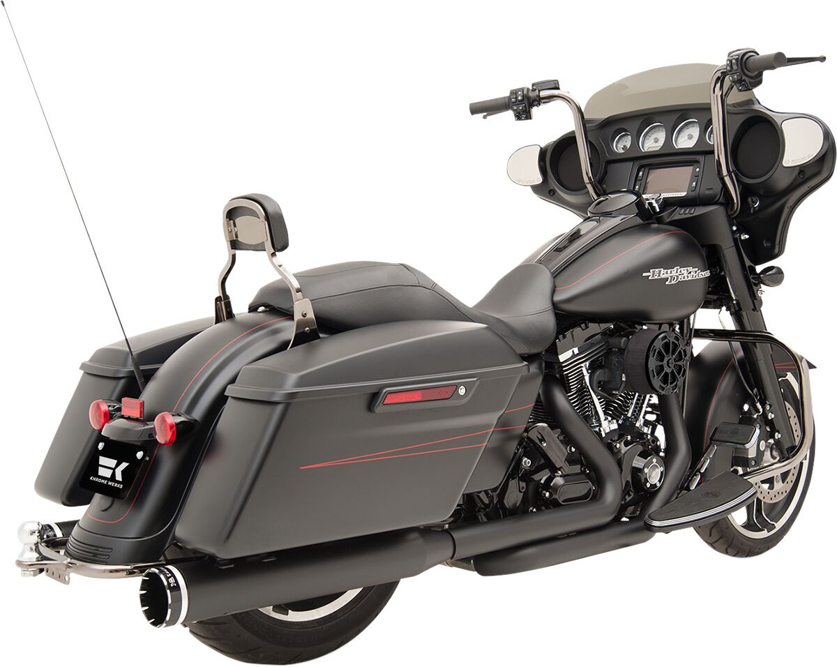 Khrome Werks Exhaust System 2 Into 2 With Two-Step Crossover Header Bl