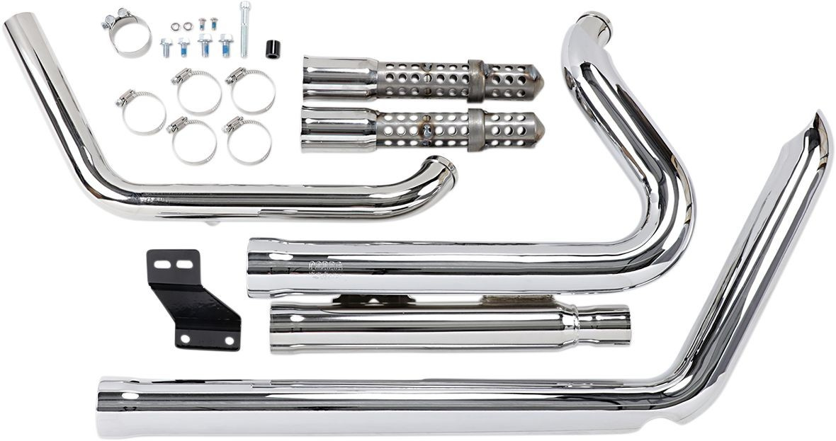 Cobra Exhaust System Speedster 909 Short 2-Into-2 Black Exhaust 909 Bk