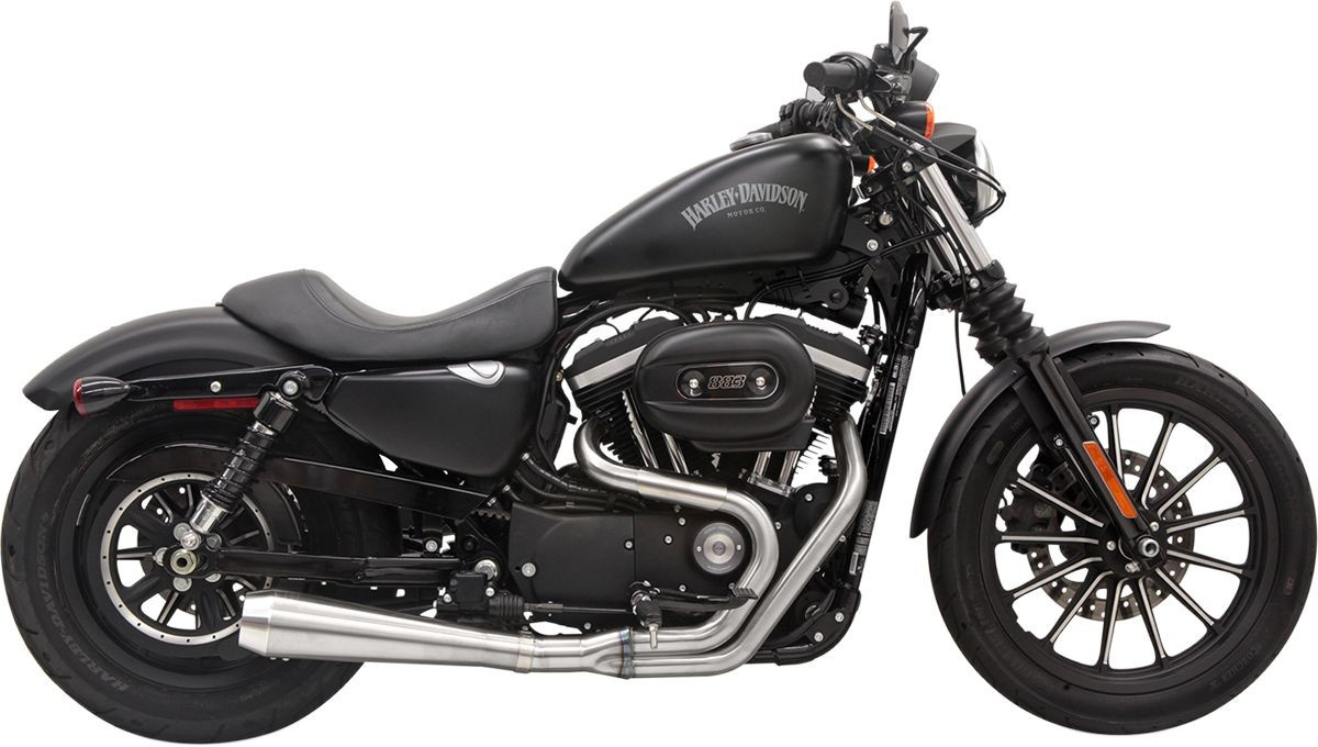 Bassani Xhaust Exhaust Road Rage 3 Stainless Sportster System 2 Into 1