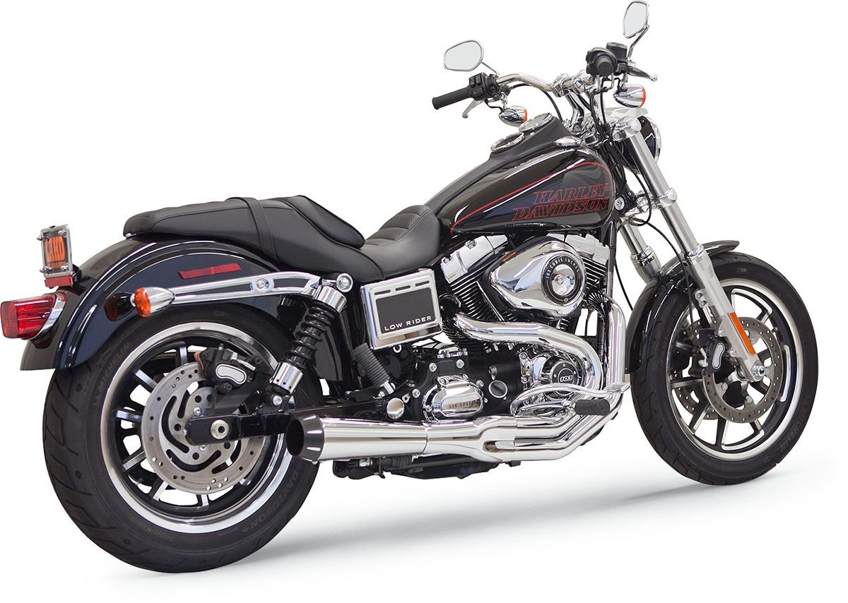 Bassani Xhaust Exhaust System Road Rage Ii Mega 2-Into-1 Chrome Exhaus